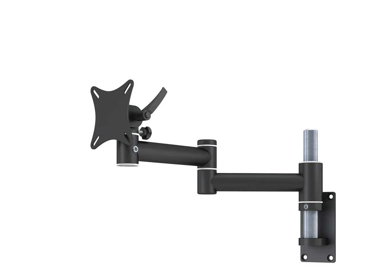 ErgoDesk® TFT-Vario Gelenkarm Ausleger 220 + 220 mm für Monitore bis 24”