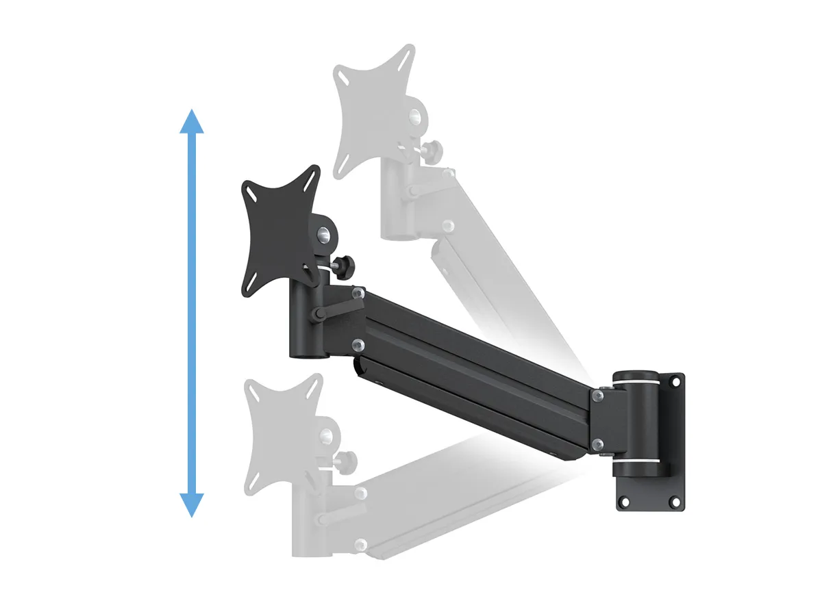 ErgoDesk® TFT-Lift Monitorarm für ergonomisches Arbeiten mit 10 kg Tragkraft pro Monitor