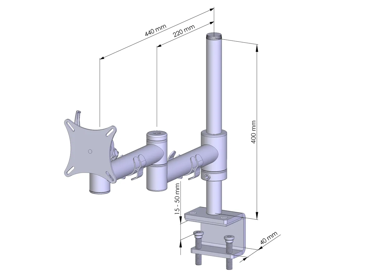 ErgoDesk® Curved-System – Hochwertige Pulverbeschichtung