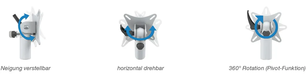 Zusätzliche Ansicht von TV-Wandhalter 1.250 mm - ab 50'' TV-Wandhalter 1.250 mm - ab 50'' - zusätzliches Produktbild